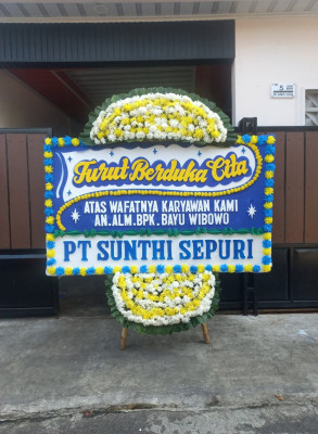 Papan Bunga Duka di Samofa