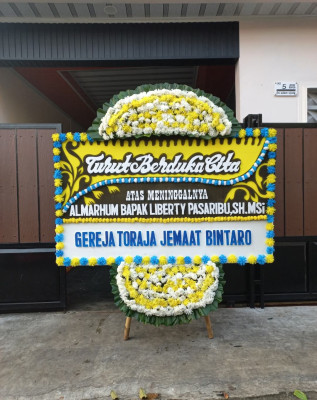 Papan Bunga Duka di Samofa